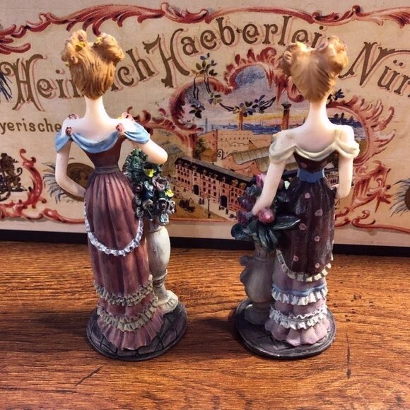 Victorian Lady Figurines - Picture 2 of 3